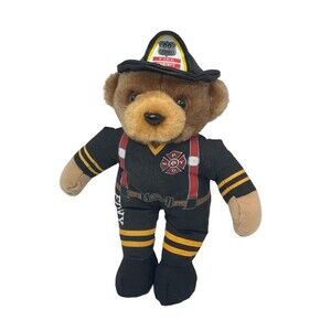 Vintage Good Stuff FireFighter Plush & Tag Stuffed American Heroes New York City